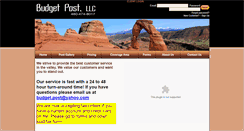 Desktop Screenshot of budgetpostllc.com
